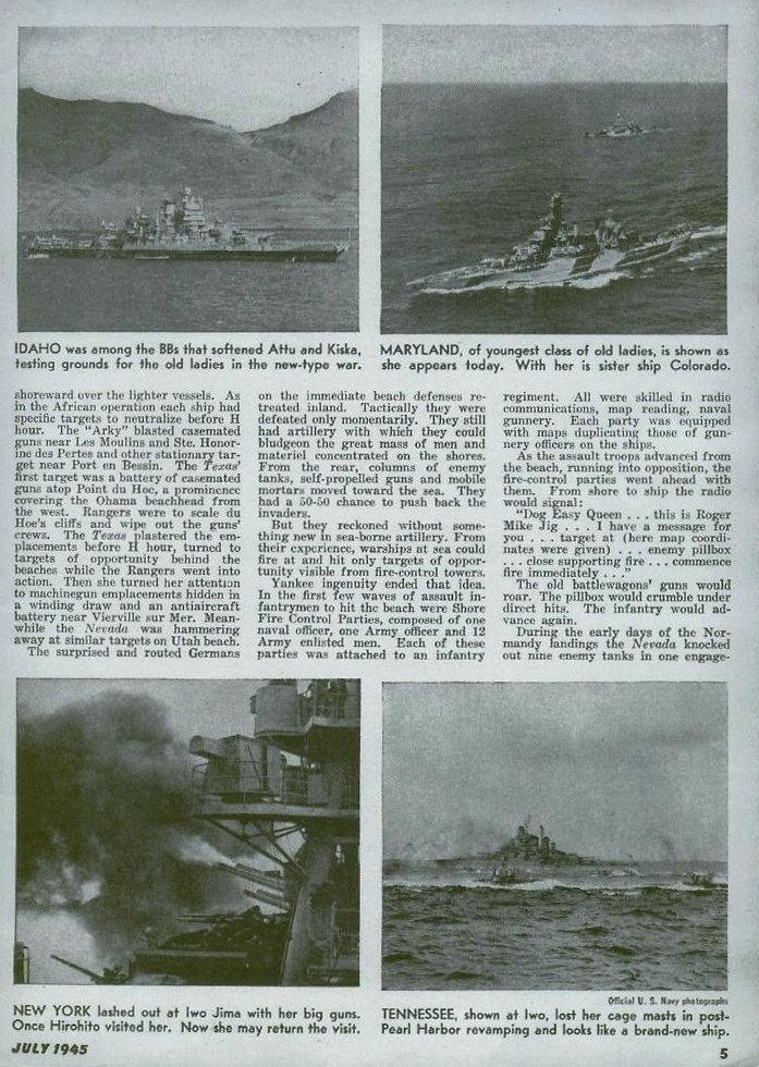 13 Rugged Old Ladies — All Hands July 1945, p. 5