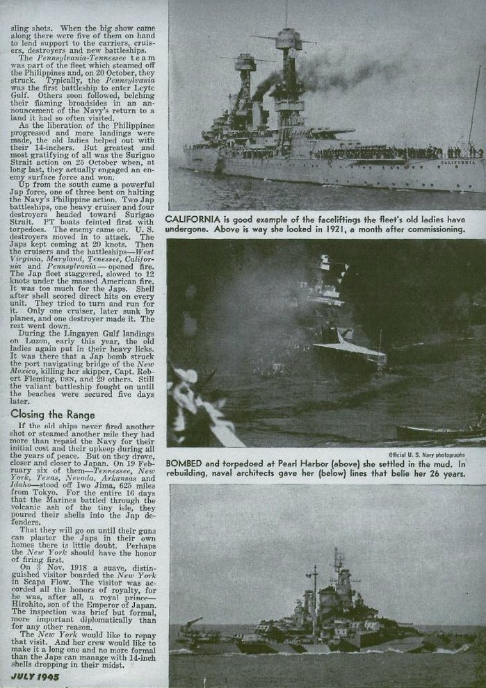 13 Rugged Old Ladies — All Hands July 1945, p. 7