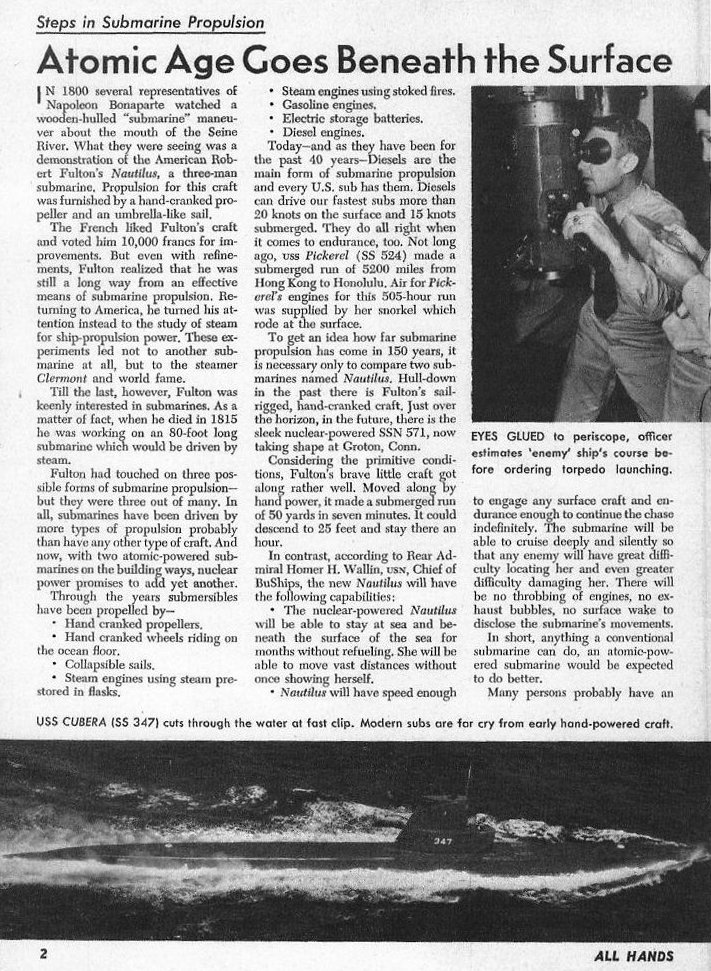 Atomic Age Goes Beneath the Surface article — p. 2