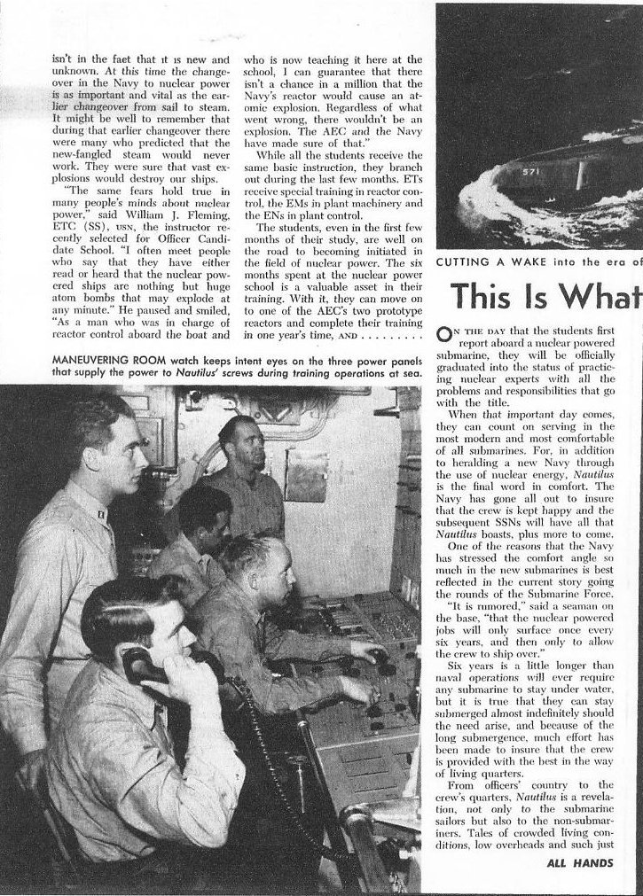 School for Navy's Nuclear Sailors — All Hands April 1956, p. 6