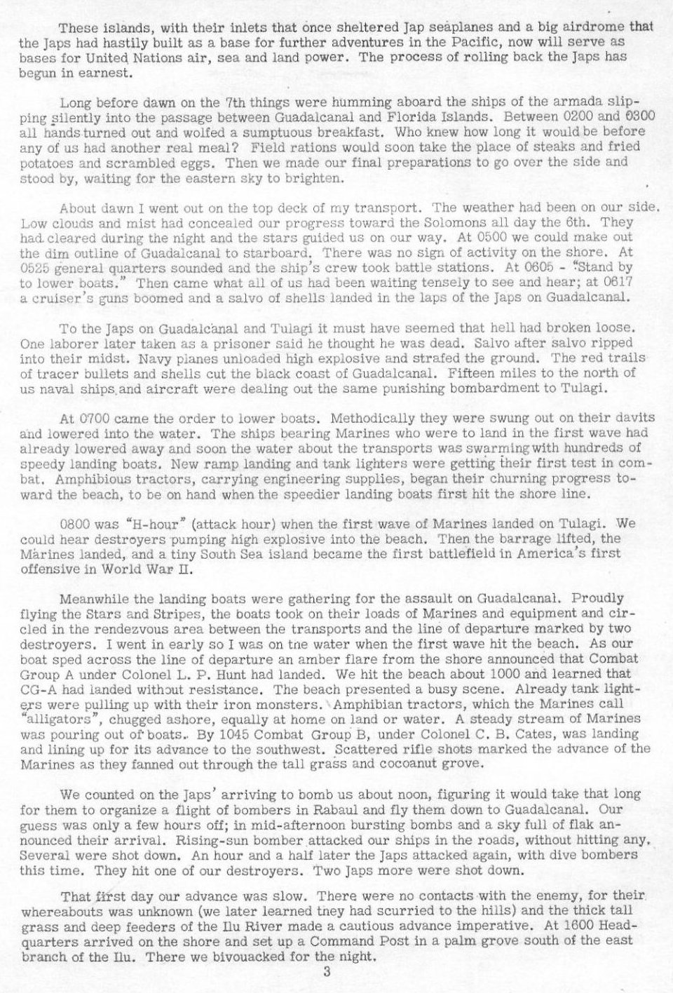 The Battle of the Solomon Islands — All Hands September 1942, p. 3