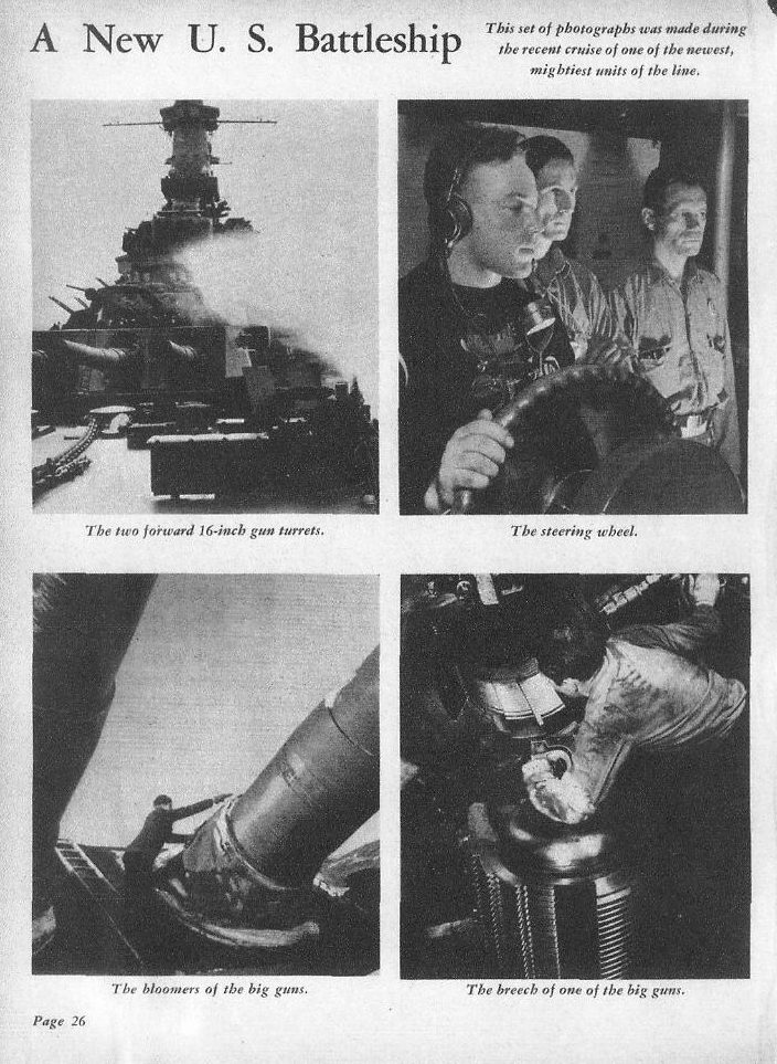 New US Battleship document page 4, March 1943