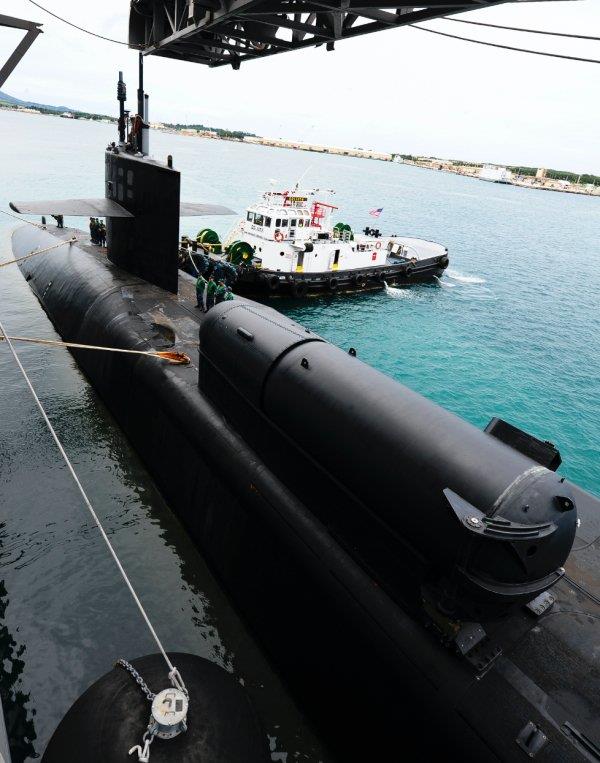 Ohio-class ballistic missile submarine photograph