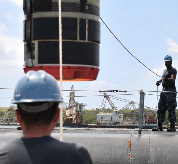 What it means is, these subs (with the exception of re-supply time) are operating underwater year-round.