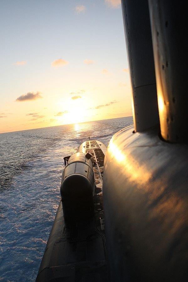 Ohio-class ballistic missile submarine photograph