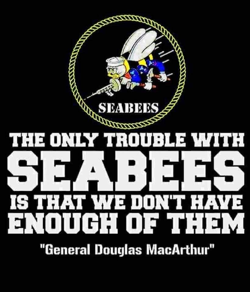 WWII Seabees recruiting poster — Not Enough of Them