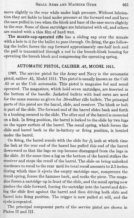 Naval Ordnance 1937, Chapter XVII: Small Arms — p. 465