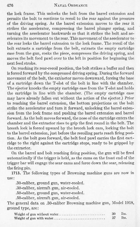 Naval Ordnance 1937, Chapter XVII: Small Arms — p. 476